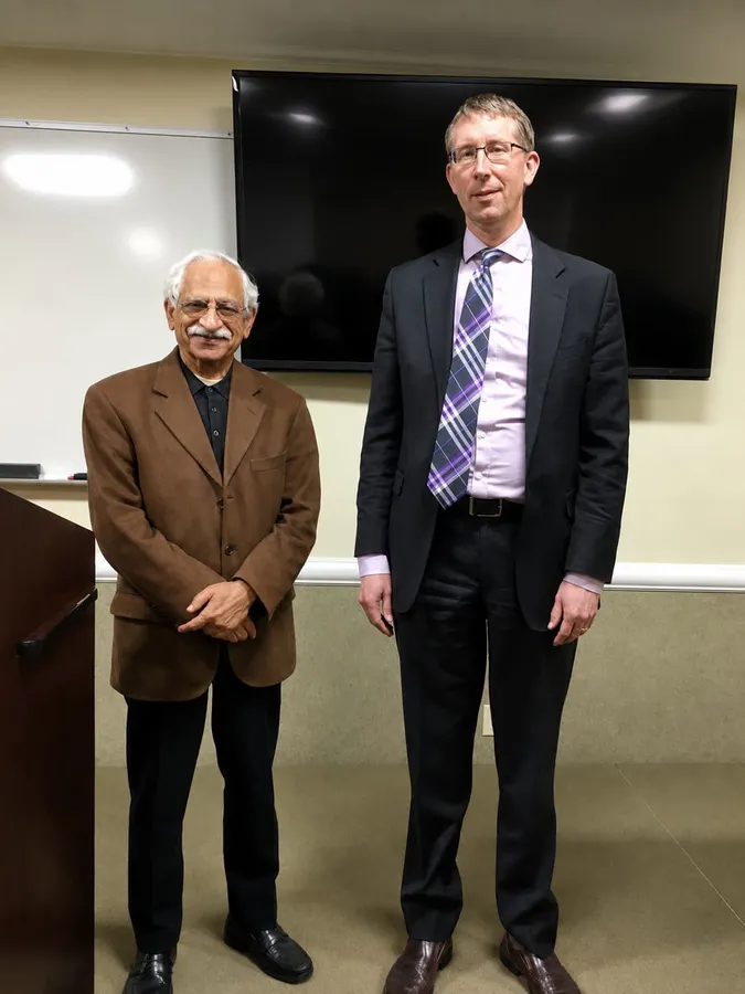 At Jewish Synagogue - Dr. Badr Hashemi