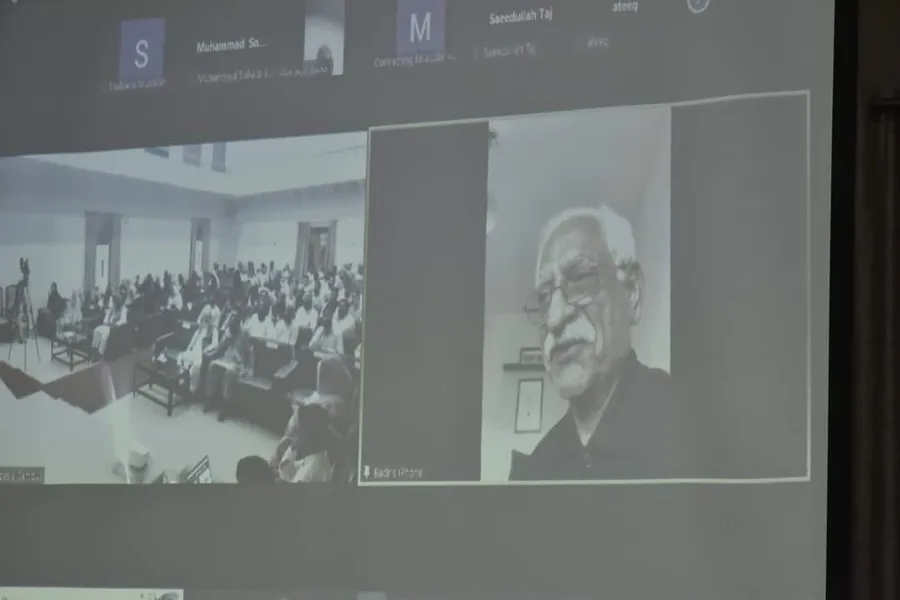 Online lecture at the Islamia University Bahawalpur - Dr. Badr Hashemi